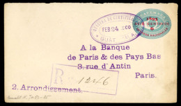 GUATEMALA. 1900. Guatemala To France. Registered Stat.env. F. - Guatemala
