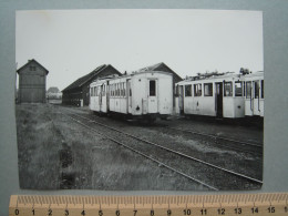 Photo Cliché J. BAZIN - Quevaucamps - Dépôt - Tram - Tramway - Beloeil