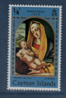 Cayman Islands, Iles Caïmans, **, Yv 244, Mi 243, SG 256, La Vierge à L'Enfant Vers 1483, Alvise Vivarini, - Cayman (Isole)