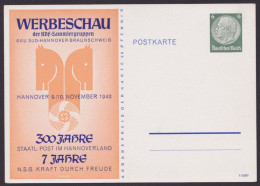 PP127 C54, *, "Werbeschau Hannover", 1940, Gute Erhaltung - Privat-Ganzsachen