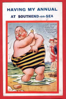 SOUTHEND  HAVING MY ANNUAL AT   BAMFORTH  SEASIDE COMIC HUMOUR Pu 1928 - Southend, Westcliff & Leigh