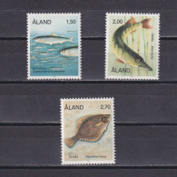 ALAND ISLANDS 1990, Mi# 38-40, Fish, MNH - Aland