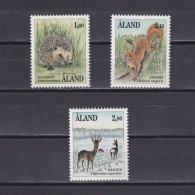 ALAND ISLANDS 1991, Mi# 44-46, Mammals, MNH - Aland