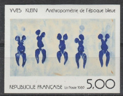 FRANCE - Non Dentelé - N°2561 ** - Yves KLEIN - Série Artistique - 1981-1990