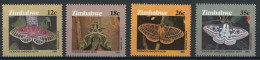 Simbabwe 344-347 Postfrisch Schmetterlinge #GK080 - Zimbabwe (1980-...)