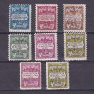 BARCELONA SPAIN 1929-1930, Mi# 1-6, CV €23, Different Perforation, MH - Barcelone