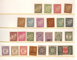 Monaco - (1905-57) - Timbres-Taxe  - Neufs* - Le 100 F. Oblit - Taxe