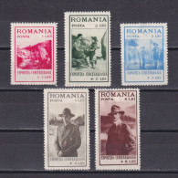 ROMANIA 1931, Sc# B26-B30, CV $32, Semi-Postal, Boy Scouts, MH - Neufs