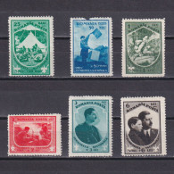 ROMANIA 1932, Sc# B31-B36, CV $49, Semi-Postal, Boy Scout Jamboree, MH - Neufs