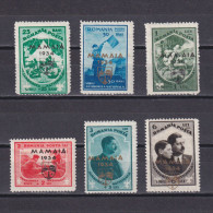 ROMANIA 1932, Sc# B44-B49, CV $26, Semi-Postal, Boy Scout Mamaia Jamboree, Overprint, MH - Neufs