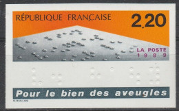 FRANCE - Non Dentelé - N°2562 ** - Pour Le Bien Des Aveugles - 1981-1990