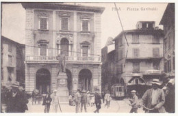 Cartolina - Pisa - Piazza - Garibaldi - Tram. - Pisa