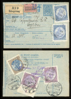 ZALAEGERSZEG 1923. Inflációs Csomagszállító 5db-os Három Színű Koronás Madonna Bérmentesítéssel Sopronba - Covers & Documents