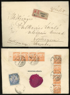 BUDAPEST 1923. Miniszterelnökségi Ajánlott Inflációs Levél Esztergomba Küldve - Covers & Documents