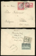 BUDAPEST 1925. Inflációs Levél Poste Restante Bulgáriába Küldve, A Fekbér Bolgár Forgalmi Bélyegekkel Leróva! Ritka Dara - Cartas & Documentos