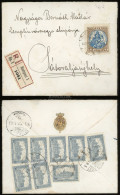 BUDAPEST 1922. Dekoratív, Ajánlott Inflációs Levél Sátoraljaújhelyre Küldve Bernáth Aladár Alispánnak - Brieven En Documenten