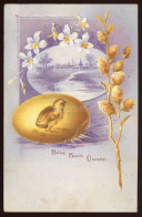 BUDAPEST 1900. Litho Húsvéti Képeslap, 4*1f Tolnára Küldve - Cartas & Documentos