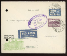 BUDAPEST 1932. Légi Levél  Helsinkibe Küldve - Lettres & Documents