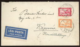 BUDAPEST 1931. Belföldi Légi Levél Kaposvárra - Cartas & Documentos