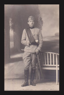 Delcampe - KATONA 1915. Ca. Fotós Képeslap, Zágráb - Guerre, Militaire