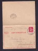 GYÖNGYÖS 1932. Zárt Levelezőlap Kecskemétre - Lettres & Documents