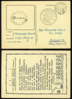 NAGYBÁNYA II. VH. 1940. Dekoratív, Rajzos Tábori Levlap, A Visnyovszki Gyűjteményből - Covers & Documents