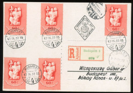 1947. Béke FDC A Bókay János Utcába Küldve Az Akkor Kétéves Visnyovszki Gábornak (Visnyovszki Gyűjteményből) - Lettres & Documents