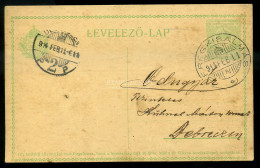 BEREGKISALMÁS 1914. Díjjegyes Levlap, Ritka Kárpátaljai Bélyegzéssel - Lettres & Documents