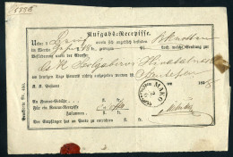 MAKÓ 1858. Szép Tértivevény - Briefe U. Dokumente