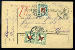 PÉCS 1917. Tábori Posta Levlap Újvidékre Küldve, Kettős Portózással - Storia Postale