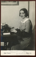 SZÍNÉSZNŐ Gaál Franci Aláírt Fotós Képeslap ,1940. Ca. Fotó :Áldor - Hongrie