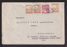 KASSA 1917. Kassai Püspöki Hivatal Dombor Nyomott Boríték Budapestre - Lettres & Documents