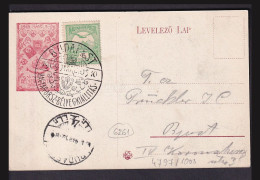 BUDAPEST 1909. Országos Bélyegkiállítás Alkalmi Képeslap - Briefe U. Dokumente