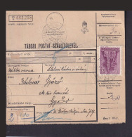 1942. Tábori Posta Szállítólevél TP 53 Győrbe Küldve - Storia Postale