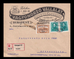BUDAPEST 1933. Vagyonörző Vállalat, Dekoratív, Helyi , Céges Levél - Lettres & Documents