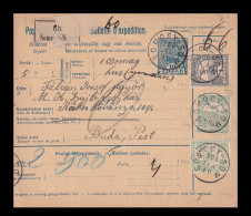 SOMOGYSOM 1906. Szép Csomagszállító Budapestre - Lettres & Documents