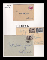 1955. 8f, 12f Kombinációk   ( Visnyovszki 8f és 12f-es Kiállítási Anyagból ) - Covers & Documents