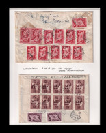 1950. Centenárium 8f, 12f Kombinációk   ( Visnyovszki 8f és 12f-es Kiállítási Anyagból ) - Covers & Documents