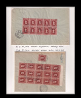 1948. 10 és 15db 12f-es Levélen!  ( Visnyovszki 8f és 12f-es Kiállítási Anyagból ) - Lettres & Documents