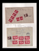 1949. 8f / 12f-es Kombinációk  ( Visnyovszki 8f és 12f-es Kiállítási Anyagból ) - Lettres & Documents