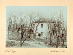 SVÁBHEGY 1890. Ca. Otthon Villa, Régi Fotó, Képméret : 16*11 Cm - Antiche (ante 1900)