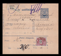 MAKÓ 1894. Krajcáros Csomagszállító Temesvárra - Cartas & Documentos