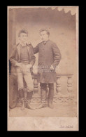 POZSONY 1865. Ca. Jac. Adler : Férfiak, Visit Fotó, Ismeretlen Verso Variáció - Old (before 1900)