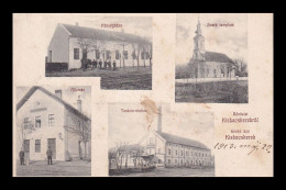 KISBECSKEREK 1913. Régi Képeslap, állomás, Malom, Szerb Templom - Ungarn