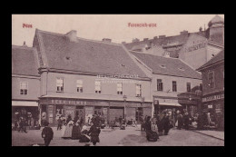 PÉCS 1912. Régi Képeslap, üzletek, Gyógyszertár - Ungheria