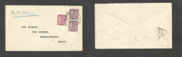 IRAQ. 1949 (10 Jan) Basrah - UK, Herts, Berkhamsted. Air Multifkd Envelope At 56 Fils Rate. - Iraq