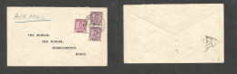 IRAQ. 1949 (10 Jan) Basrah - UK, Herts, Berkhamsted. Air Multifkd Envelope At 56 Fils Rate. - Irak