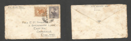 IRAQ. 1926 (30 May) Baghdad HO - England, Cambridge. Air Multifkd Env At 6a Rate, Cds. Reverse Military AHQ / RFD 109. - Irak