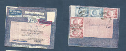 IRAQ. 1956 (23 March) Baghdad - West Germany, Hermannstein. Reverse Multifkd Air Lettersheet With Full Contains, Tax + G - Irak