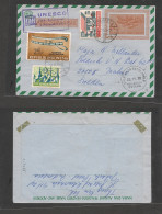 INDONESIA. Indonesia Cover - Sweden Batallion  East Bat. Djakarta To Sweden Stat Lettersheet+three Adtls + Special Cache - Indonesia